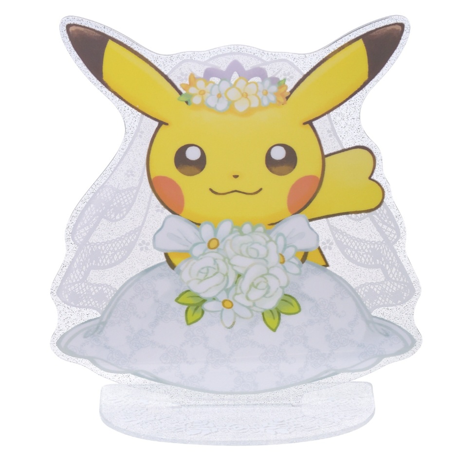 Bodas Pokémon: Acrílico Pikachu (Mujer)