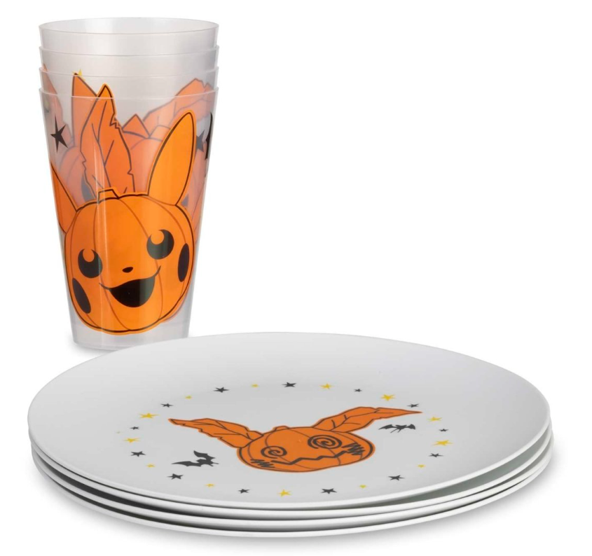 Combo de Vasos y Plato Halloween