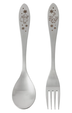 Snowy Gathering Cuchara y Tenedor Zorua Hisui y Vulpix Alola