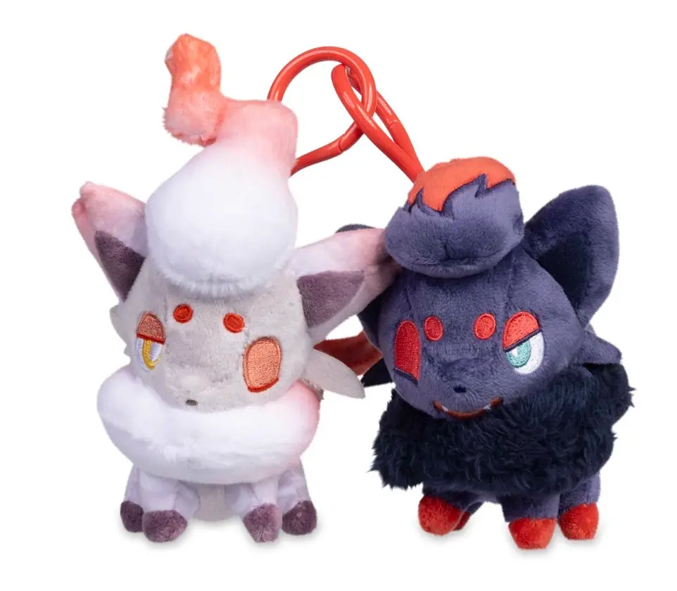 Zorua y Zorua de Hisui 2 llaveros