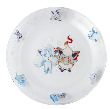 Snowy Gathering Plato de Zorua Hisui y Vulpix Alola 