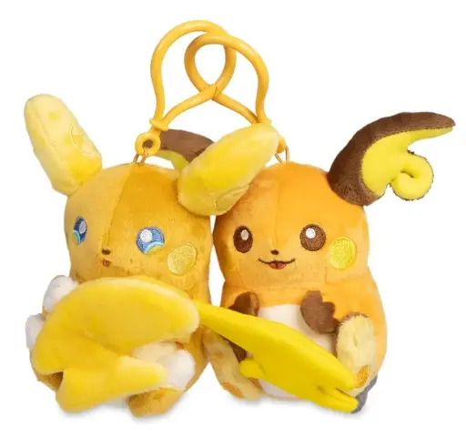 Raichu y Raichu de Alola 2 llaveros