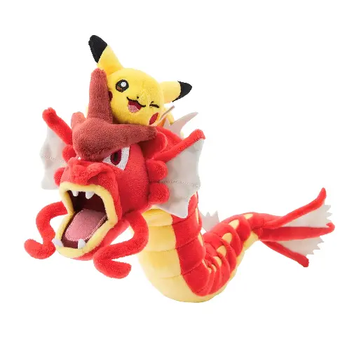 Pikachu y Gyarados shiny